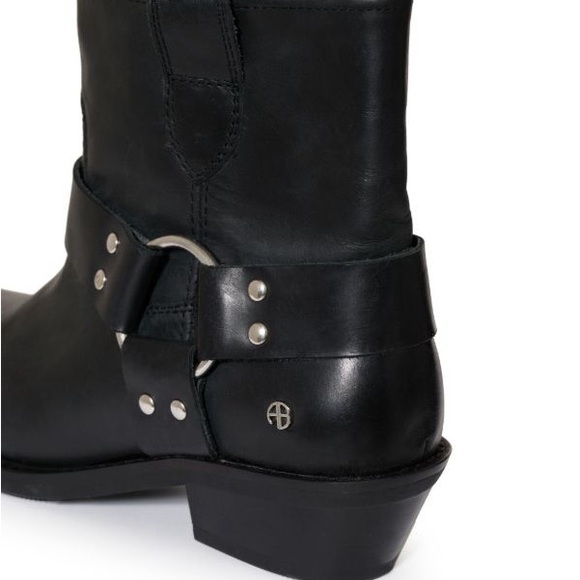 Anine Bing Black Ryder Boots - Picture 3 of 10
